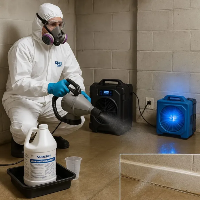 Sanitization and Odor Removal process in Hoke County, NC
